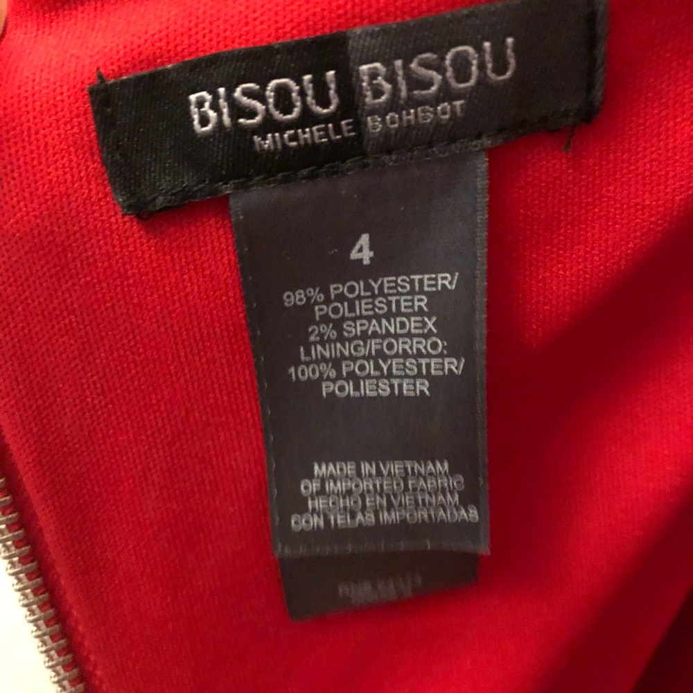 Red Dress by Bisou Bisou - Picture 3 of 3